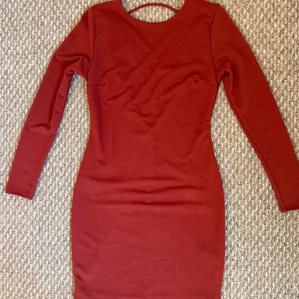 Charlotte Russe Asymmetrical Red Dress